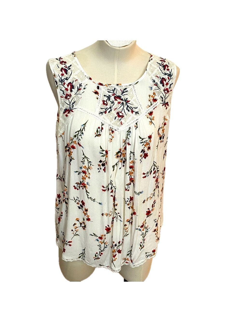Mason &Belle Floral Sleeveless Blouse